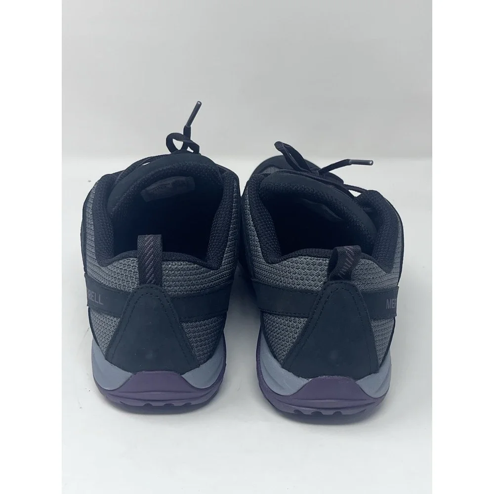 Merrell Siren Sport 3‎ Women's Black/Blackberry Trail Vibram Hiking Shoes Sz 9
